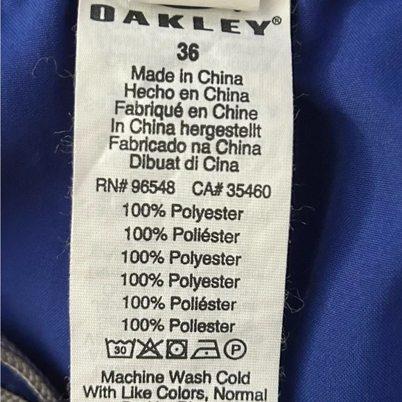 Oakley Blue Board Shorts Quick-Drying Swimwear - Picture 3 of 3